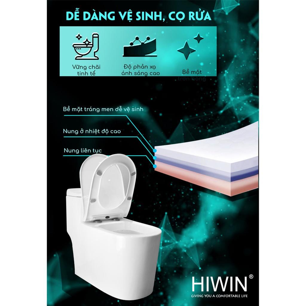 Bồn cầu nguyên khối sứ cao cấp Hiwin MT-2020UF