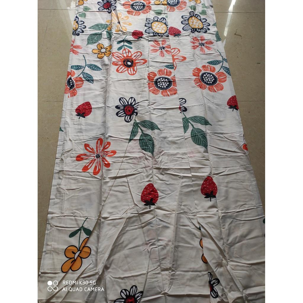 Vải may chăn ga áo gối,gối ôm khổ 2m35 hình hoa hướng dương