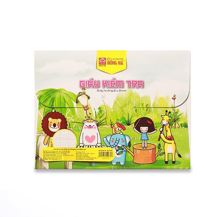 Giấy kiểm tra 5 ô ly Hồng Hà Hello Friend 4935 (5 tập)