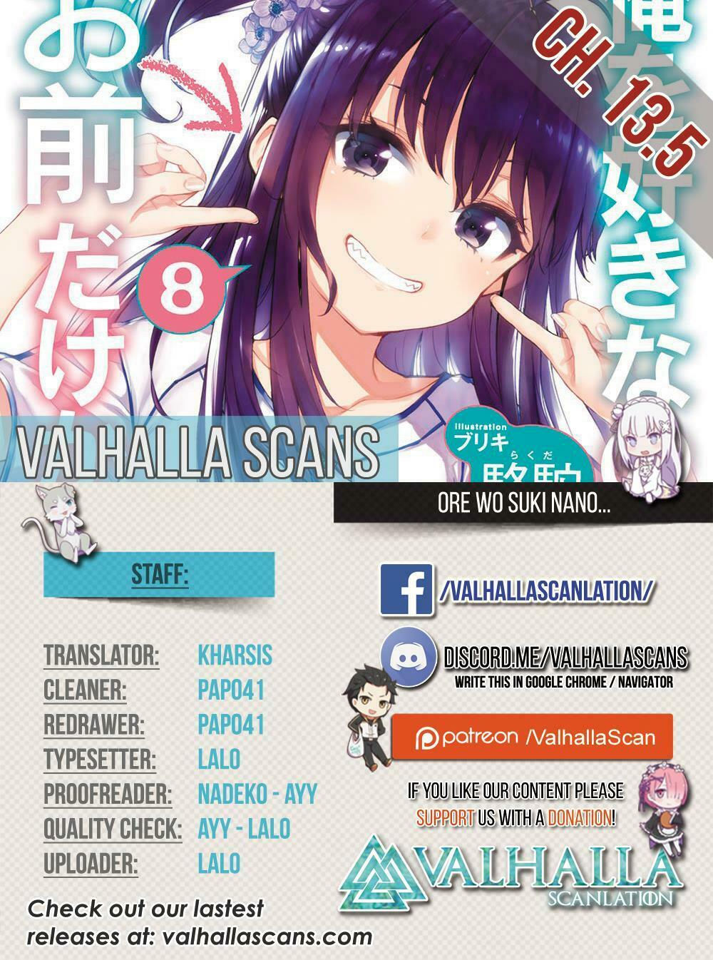 ore wo suki nano wa omae dake ka yo chapter 13.5 2