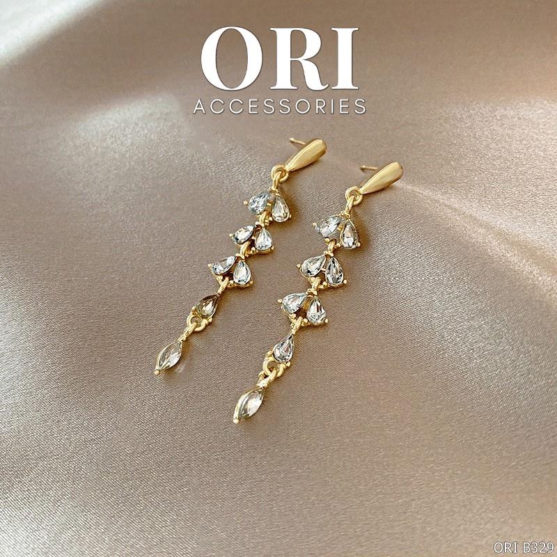 Bông tai nữ dáng dài Milcah thời trang sang trọng ORI ACCESSORIES B329