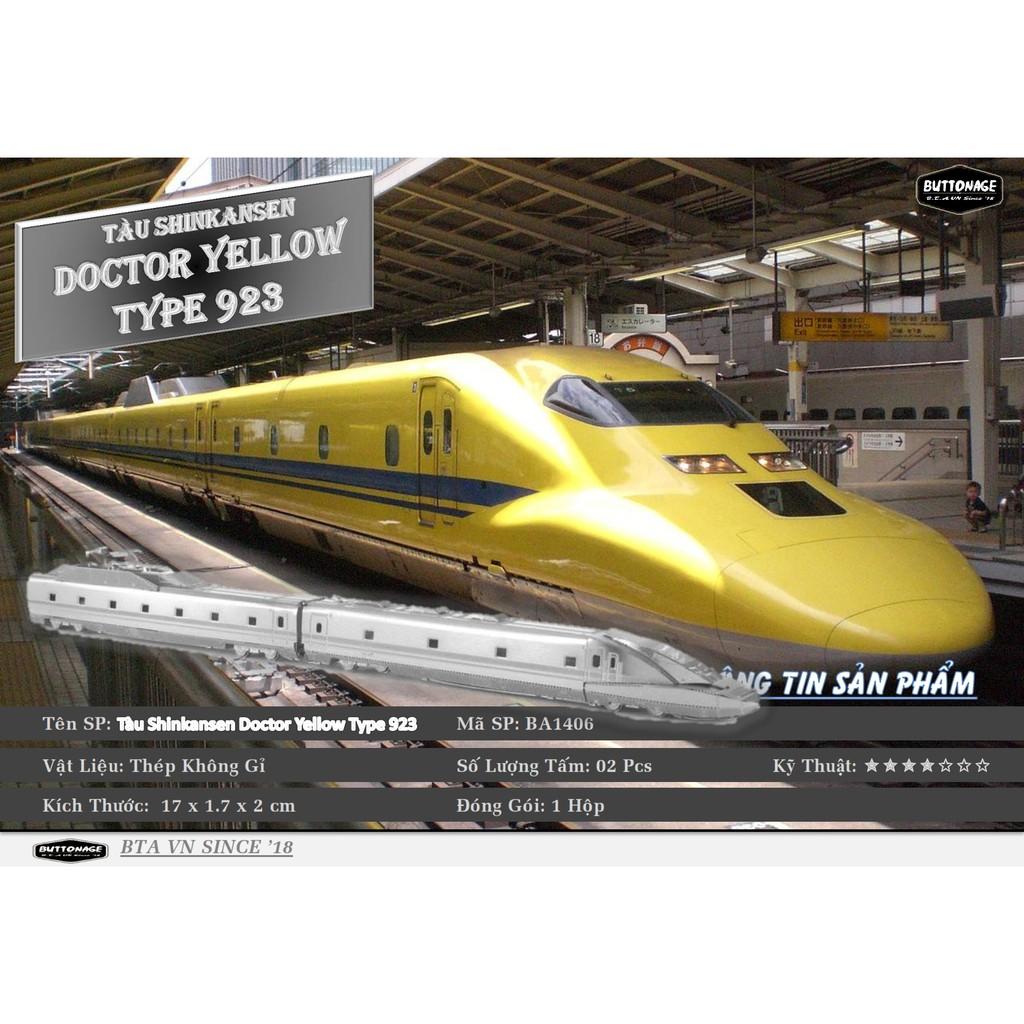 Mô Hình Lắp Ráp 3d Tàu Cao Tốc Shinkansen Doctor Yellow Type 923
