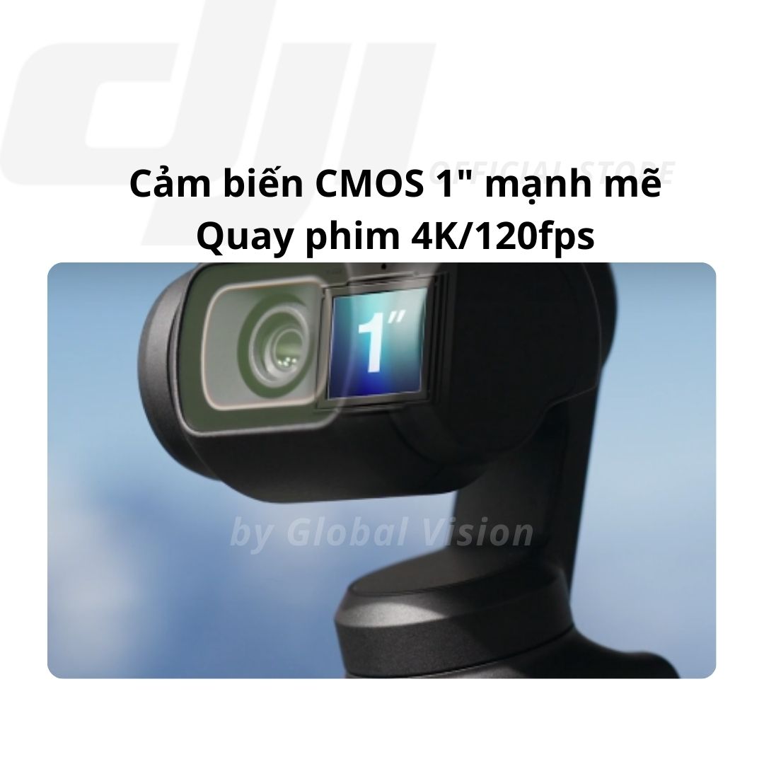 Camera gimbal DJI Pocket 3 bỏ túi nhỏ gọn, quay video vlog sắc nét 4K 120fps (DJI OP 3) kèm thẻ nhớ - Hàng chính hãng