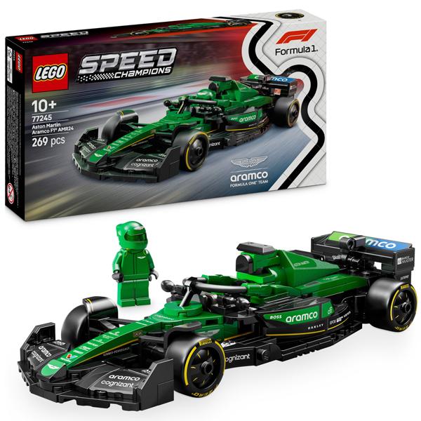 Đồ Chơi Lắp Ráp Xe Đua Aston Martin Aramco F1 AMR24 - Lego Speed Champions 77245 (269 Mảnh Ghép)