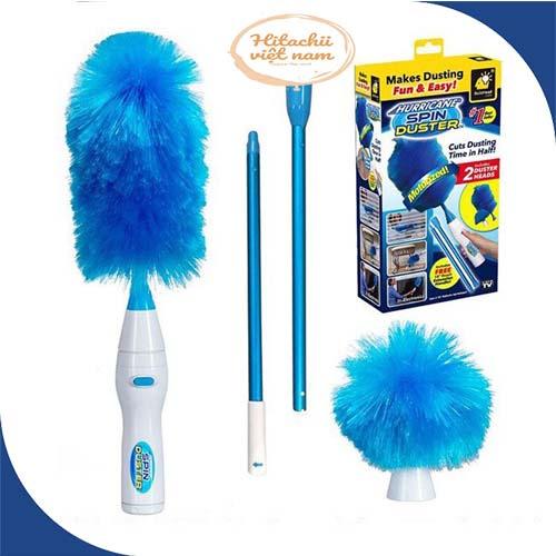 Chổi Lông Quét Bụi Tĩnh Điện Tự Động 360 độ, Chổi Quét Bụi Tích Điện Spin DUSTER Thông Minh Đa Năng Chức Năng