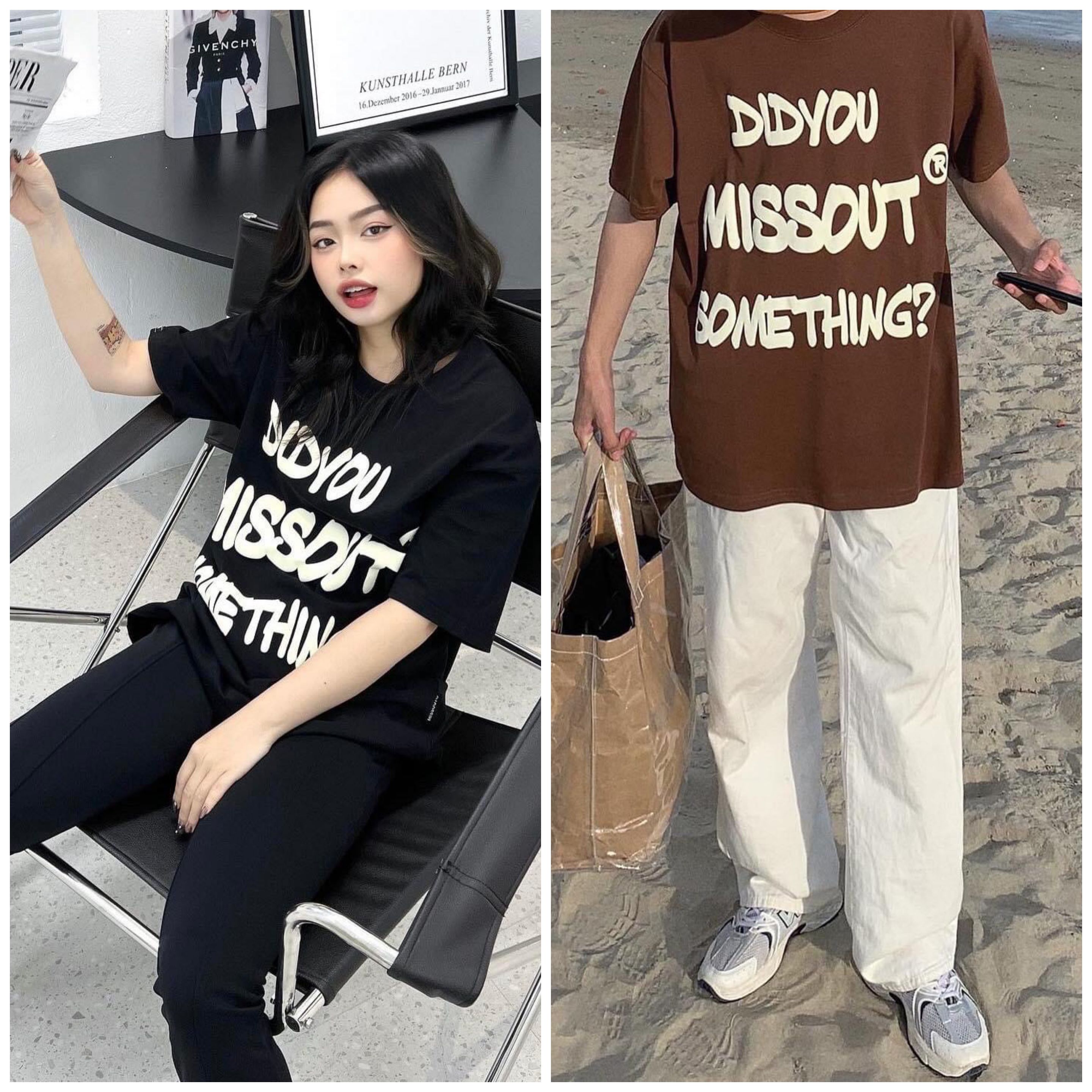 ÁO THUN NAM NỮ DID YOU