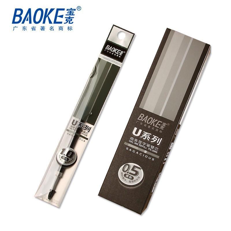 Combo 20 Ruột bút gel Baoke ACUMEN PC1588 nét 0.5 / 0.7 / 1.0 mm