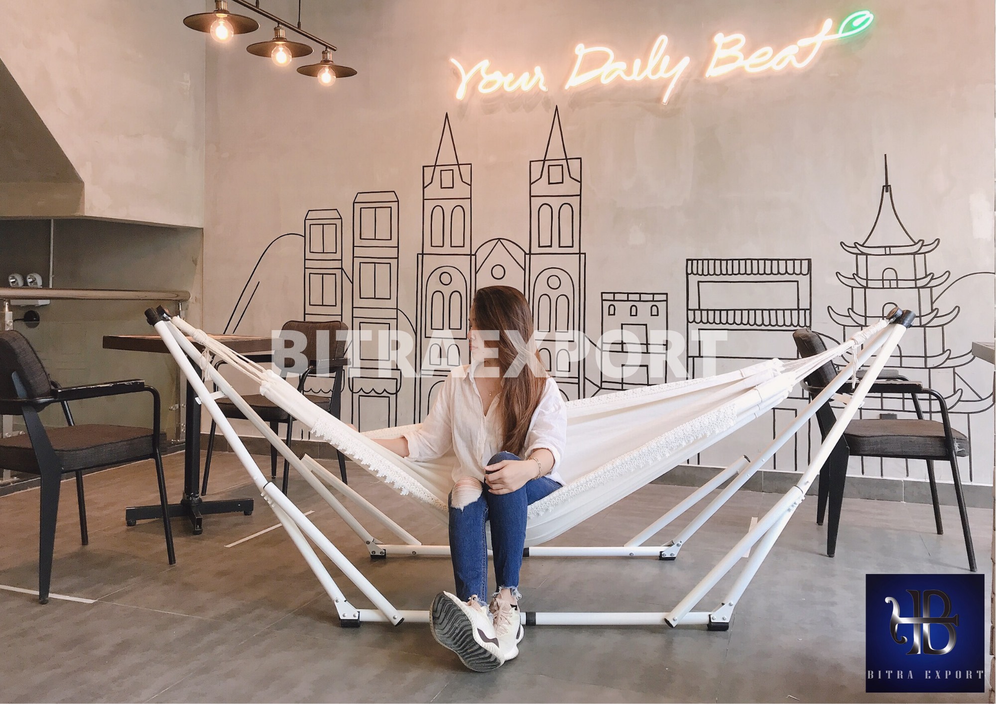 Lưới võng nằm canvas