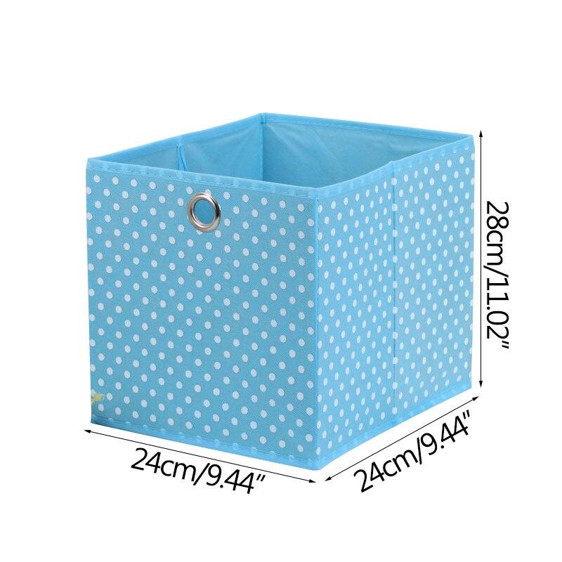 Home Non-Woven Storage Box Toy Storage Folding Storage Bin Home Makeup Organizer Laundry Basket Home Organization And Storage