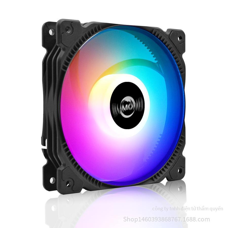 Phong Cách Mới Nhất 12Cm Quạt Xuống Thổi Loại 4 Ống Đồng 4PIN Giao Diện Argb Dạ Quang PWM Làm Mát Máy Chủ bộ Tản Nhiệt CPU