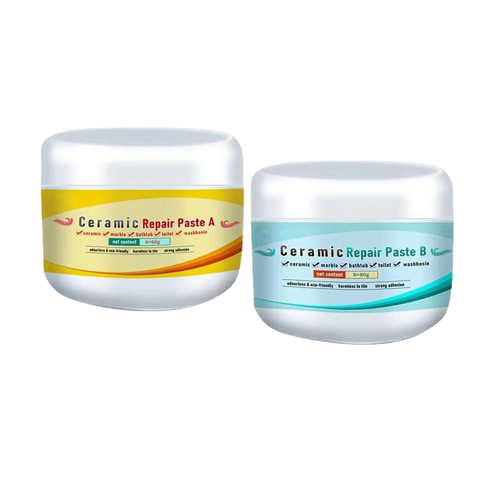 2x Ceramic Repair Paste Tile Gaps Filler Fix Hole Scratch Tile Repair Agent