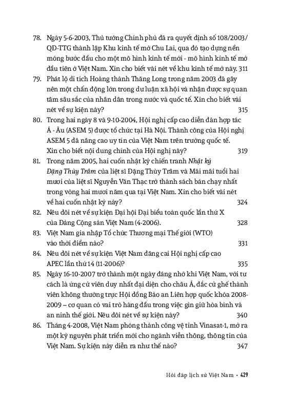 Hỏi Đáp Lịch Sử Việt Nam, Tập 10: Việt Nam - Hành Trình Xây Dựng Và Phát Triển (Từ 1975 Đến Nay)