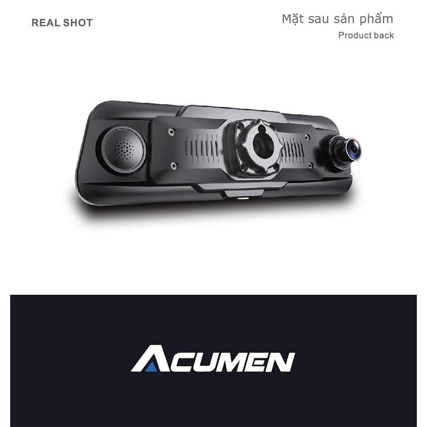 CAMERA hành trình gương Acumen D10 plus Màn hình 9.66'', Hình ảnh 1080P Full HD