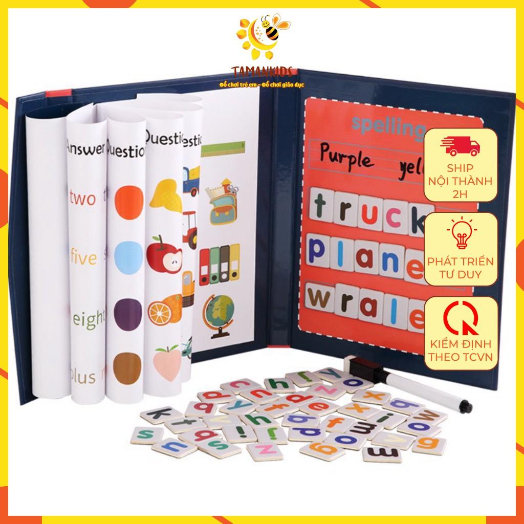 Đồ Chơi Giáo Dục- Bộ Spelling Game Giúp Bé Nhận Biết Chữ Cái Và Học Ghép Vần Tiếng Anh Cao Cấp