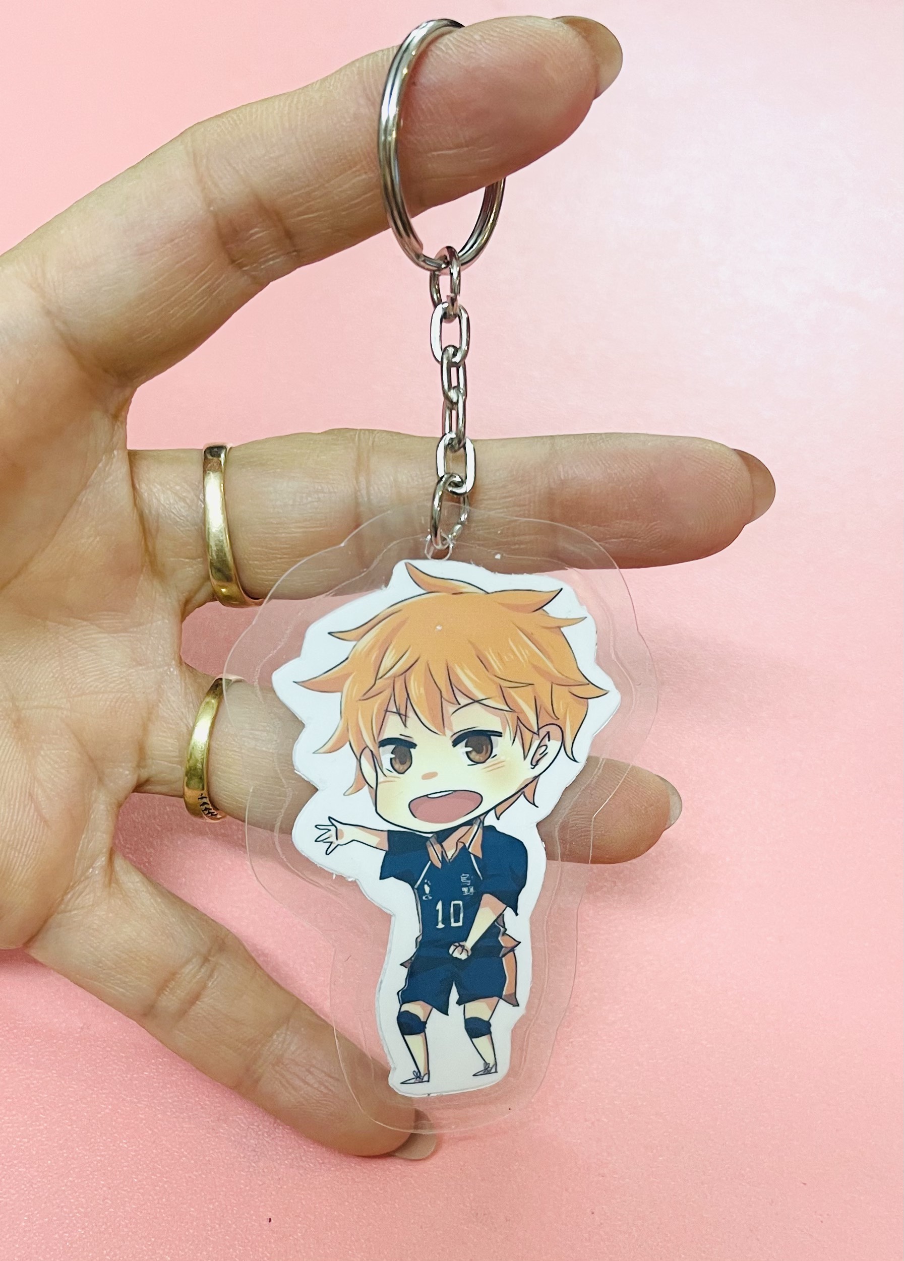 Set 3 Móc khóa cắt tỉa Haikyuu-Hinata Shouyou