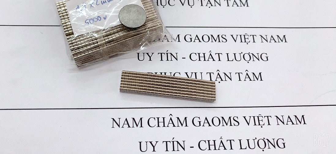 50 viên nam châm mini, nam châm viên tròn siêu nhỏ đất hiếm lực từu mạnh 1,5x2mm