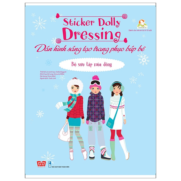 Sách Sticker Dolly Dressing - Dán Hình Sáng Tạo Trang Phục Búp Bê - Đinh Tị ( cho bé từ 6 tuổi )