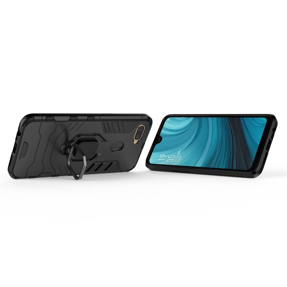 Ốp lưng cho Oppo A7 A5S A12 iron man chống sốc kèm nhẫn xoay chống xem video bảo vệ camera