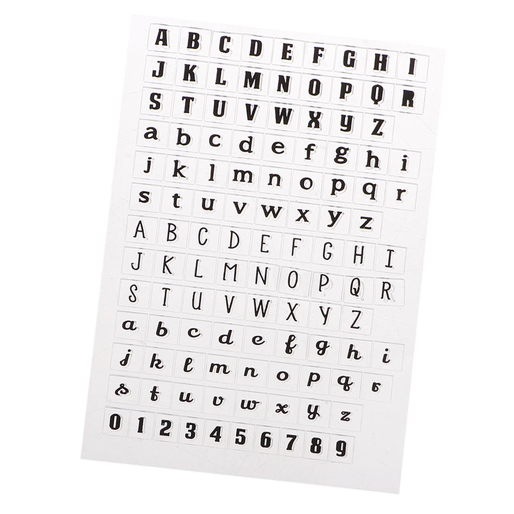 Multi-pattern Themes Transparent Silicone Stamp Seal Clear Stamp for Scrapbooking DIY Photo Album Diary Book Decorative Ink Stamp