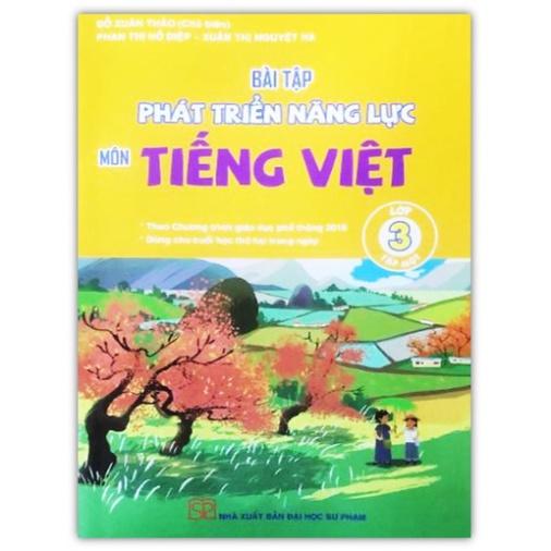 Sách - Combo Bài tập phát triển năng lực môn Tiếng Việt 3 - Tập 1 + 2 (Kết Nối)