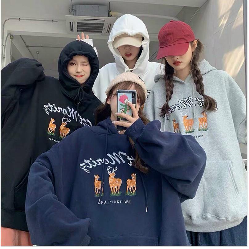 ÁO KHOÁC NỮ HOODIES FORM RỘNG