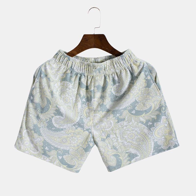 Quần đùi thun nam mặc nhà có túi 17CENTII - 34062 với nhiều họa tiết ấn tượng - Form năng động thoải mái