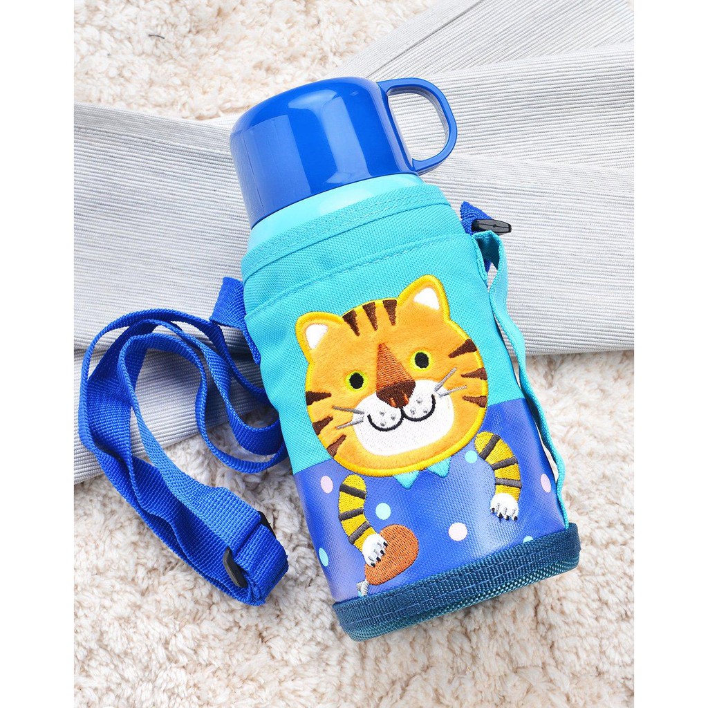 Bình Giữ Nhiệt Cho Bé LocknLock LHC1435 550ml Hoạ Tiết Hoạt Hình, Hàng Chính Hãng,Có Dây Đeo-JoyMall