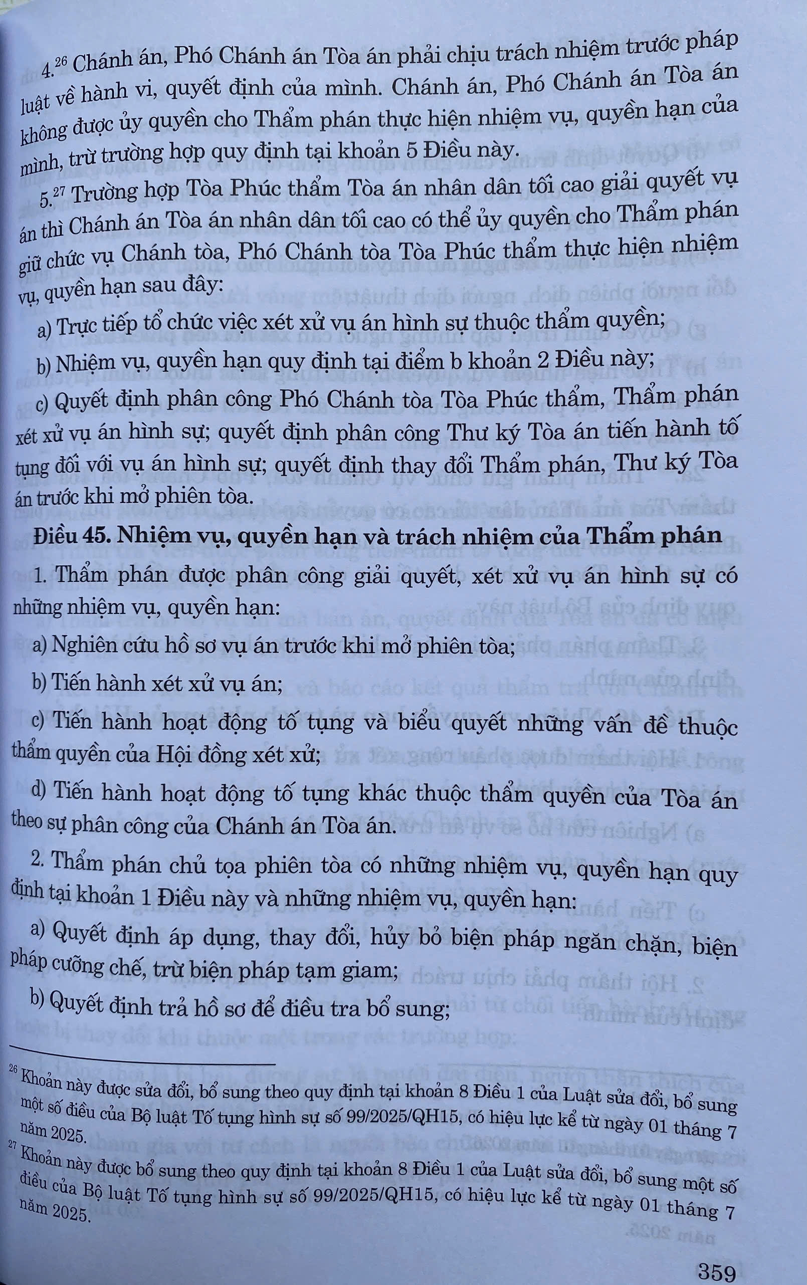 Bộ Luật Hình Sự, Bộ Luật Tố Tụng Hình Sự ( Sửa Đổi, Bổ Sung Năm 2025 )