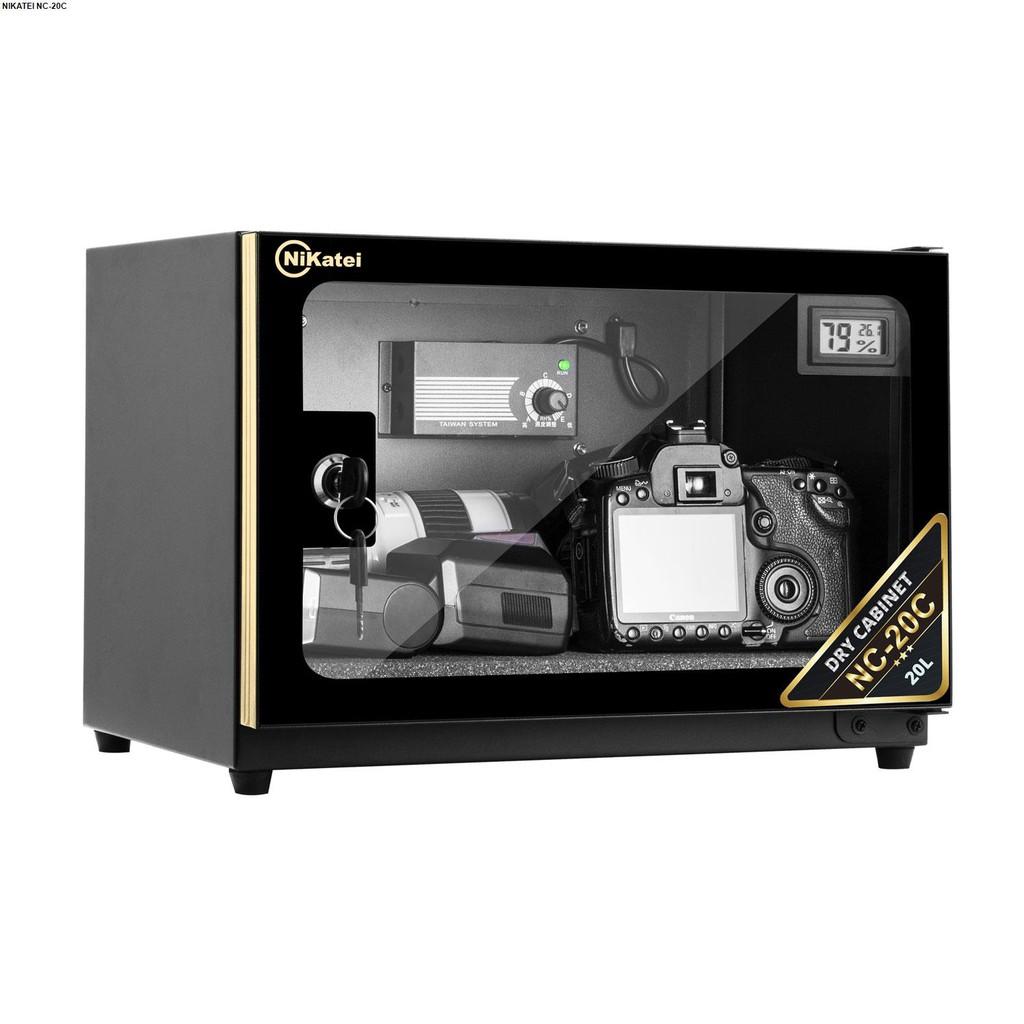 Tủ chống ẩm Nikatei NC-20C- Gold -China . Tặng 01 bộ vệ sinh máy ảnh 8 in 1