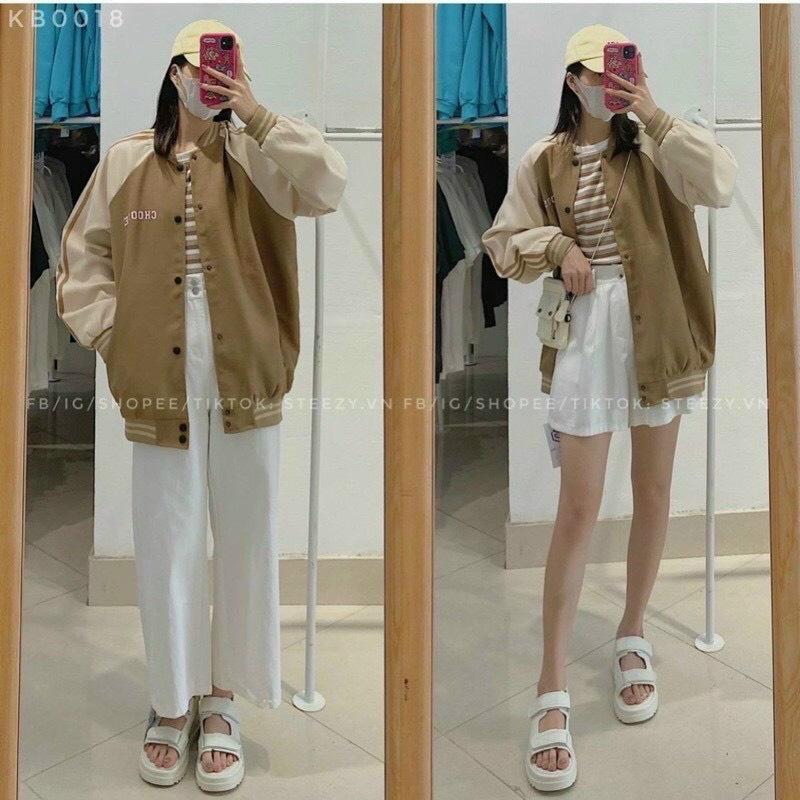 Áo Khoác Bomber Da Lộn - Cực Xịn - form rộng dáng đẹp siêu nét , phong cách hàn quốc siêu xịn cho các bạn trẻ