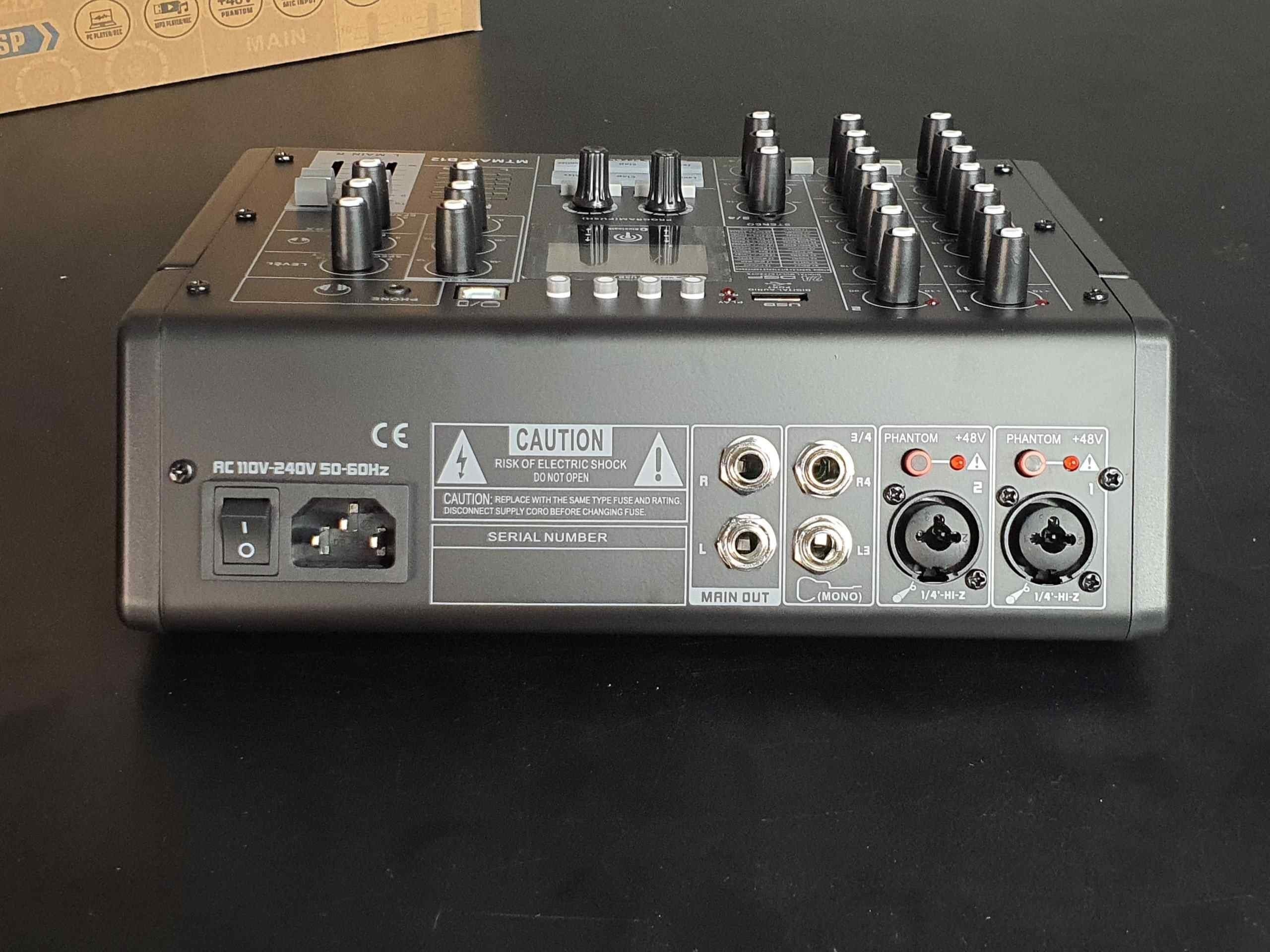 Mixer F4 Pro - Tích hợp vang số 16 chế độ vang- Chuyển đổi thành soundcard livestream karaoke Vừa Thu Âm Vừa Hát Ra Loa Hàng Chính Hãng