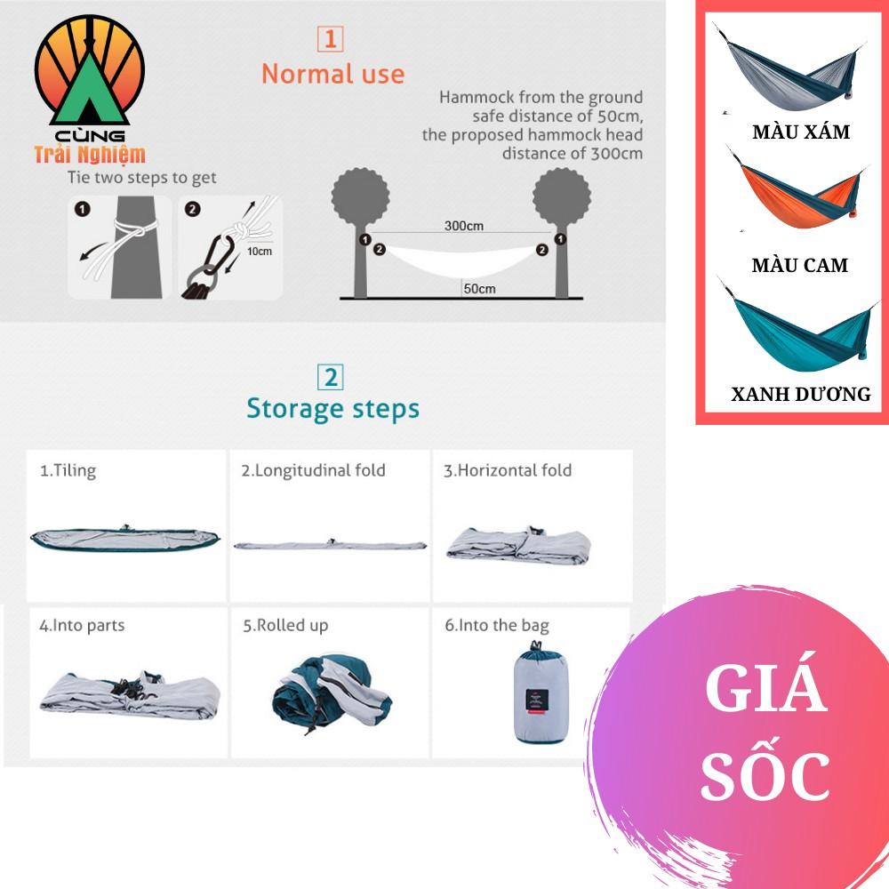 Võng Đơn Naturehike Siêu Nhẹ Gấp Gọn Chịu Lực Dành Cho Picnic, Dã Ngoại, Cắm Trại Ngoài Trời NH17D012-C