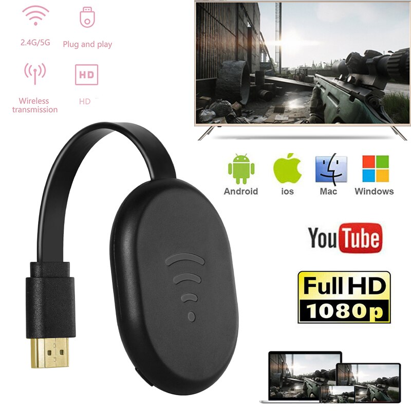 ROGTZ Thiết Bị HDMI Không Dây Kết Nối Điện Thoại Với TV Wireless E38 - Hàng Nhập Khẩu