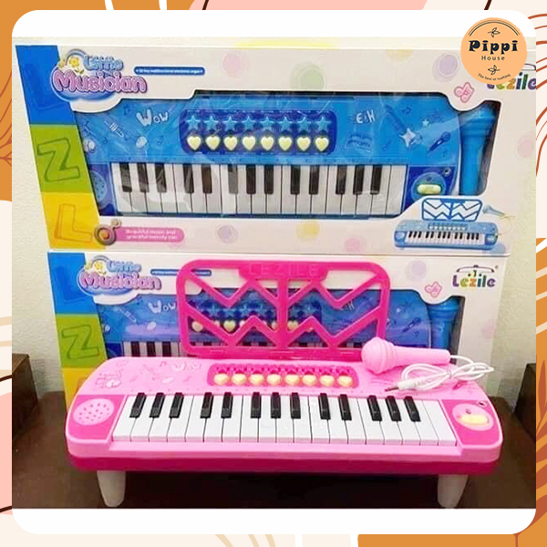 Đồ Chơi Đàn Piano Cho Bé Có Đèn Nhạc Và Micro Chuẩn Âm