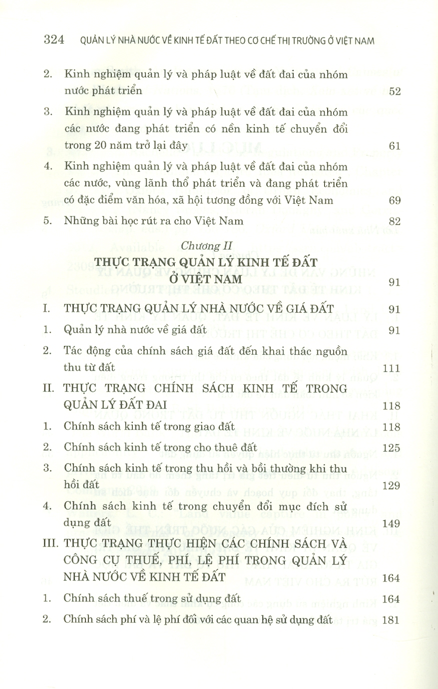 Quản Lý Nhà Nước Về Kinh Tế Đất Theo Cơ Chế Thị Trường Ở Việt Nam (Sách chuyên khảo)