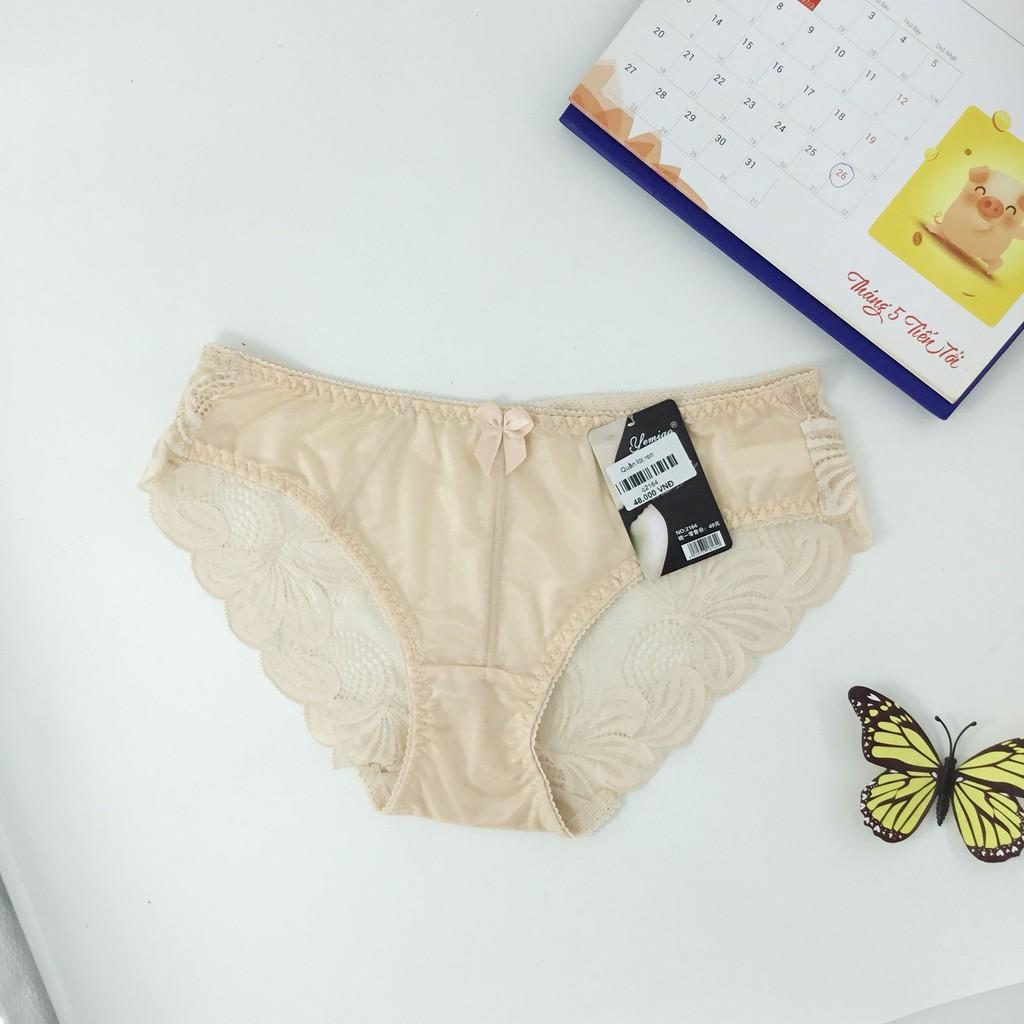 Quần Lót Ren Nữ Pha Cotton Lạnh Hàng Quảng Châu Cao Cấp Phù Hợp Với Người Từ 45kg - 58kg | Nhiều Màu