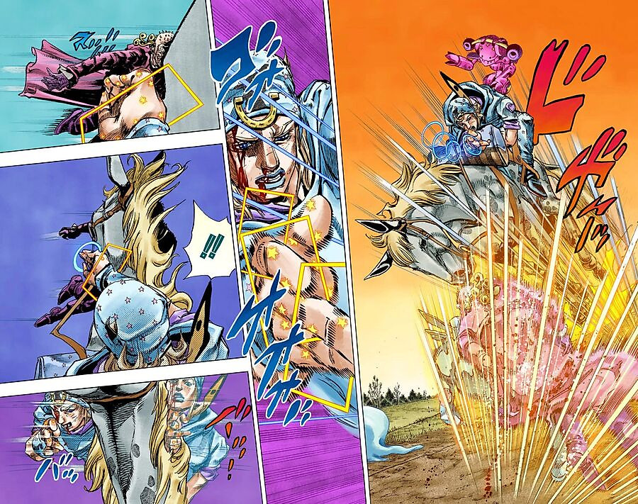 cuộc phiêu lưu bí ẩn phần 7: steel ball run chapter 85 13