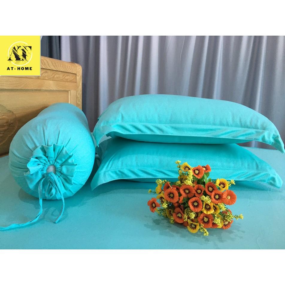 Ga - Drap Giường Lẻ Thun Mát Lạnh Thương hiệu LAN PHAM BEDDING - Màu Xanh Ngọc