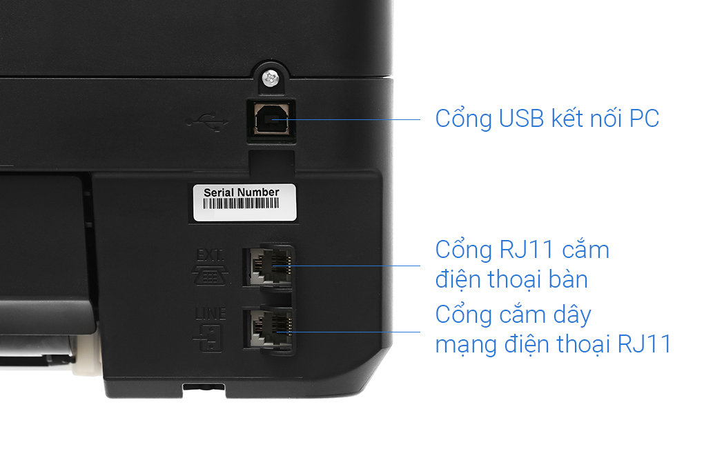 Máy in phun màu Canon TR4570S đa năng In-scan-copy-fax WiFi- Hàng chính hãng