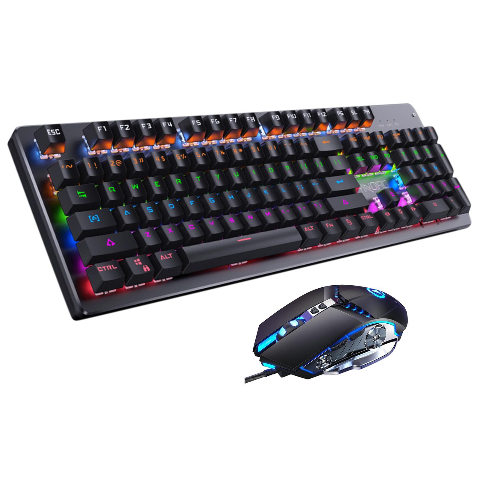 Wired and Mouse  Mouse for Windows PC Computer Set A Blue switch