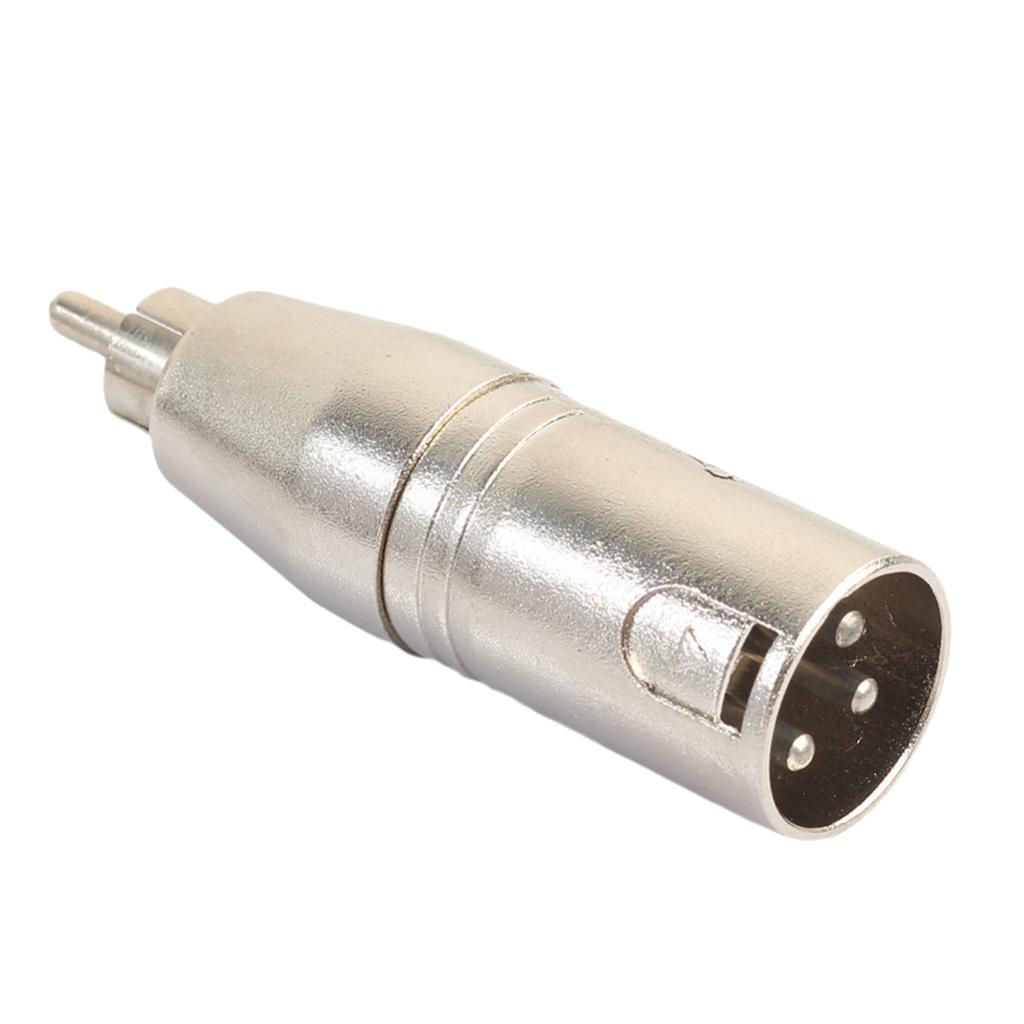 XLR 3Pin Nam RCA Âm Thanh Adapter Chuyển Đổi Cổng Kết Nối Cho Micro