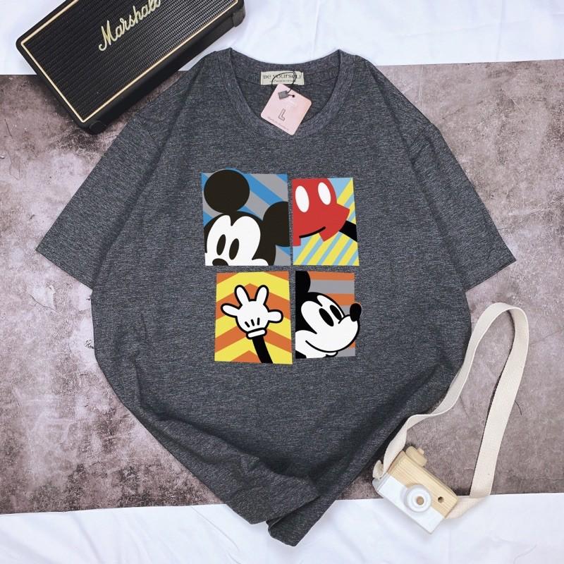 Áo Thun Tay Ngắn UNISEX MICKEY - Hình chụp thật