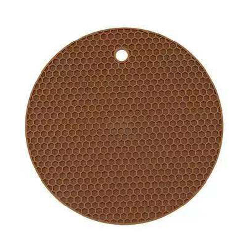 Miếng Lót Nồi Silicone SMARTCHOICE Chống Ẩm Chống Trơn Trượt Hình Tròn Tổ Ong