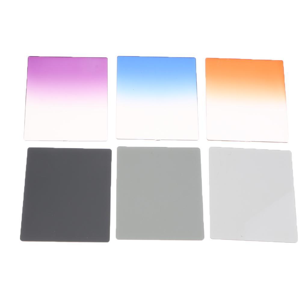 Color Filter Set Kit for DSLR Camera Lens Accessory Bundle 52mm with Adapter