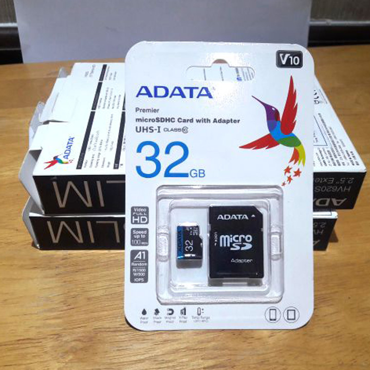 Thẻ nhớ 32GB ADATA UHS-I microSDHC CLASS10 chuyên camera hàng chính hãng