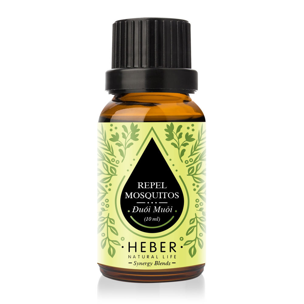 Tinh Dầu Đuổi Muỗi Repel Mosquitos Blends Essential Oil Heber | 100% Thiên Nhiên Nguyên Chất Cao Cấp