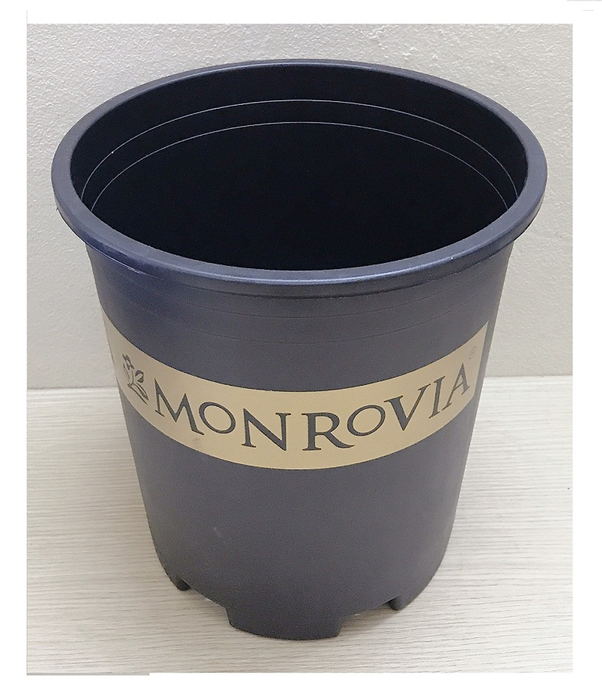 Combo 3 Chậu MONROVIA CH Garden 3Gal - Màu Đen + 3 Khay Lót Đế Chậu D270