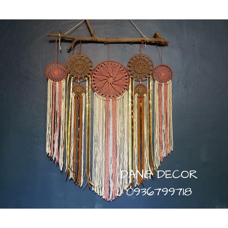 Dreamcatcher chùm phong cách boho,vintage trang trí homestay