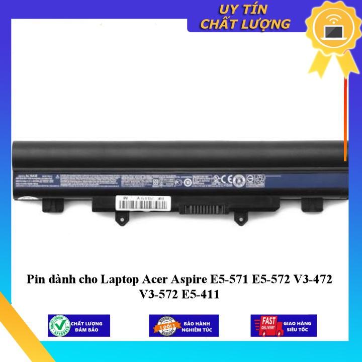 Pin dùng cho Laptop Acer Aspire E5-571 E5-572 V3-472 V3-572 E5-411 - Hàng chính hãng  MIBAT1117