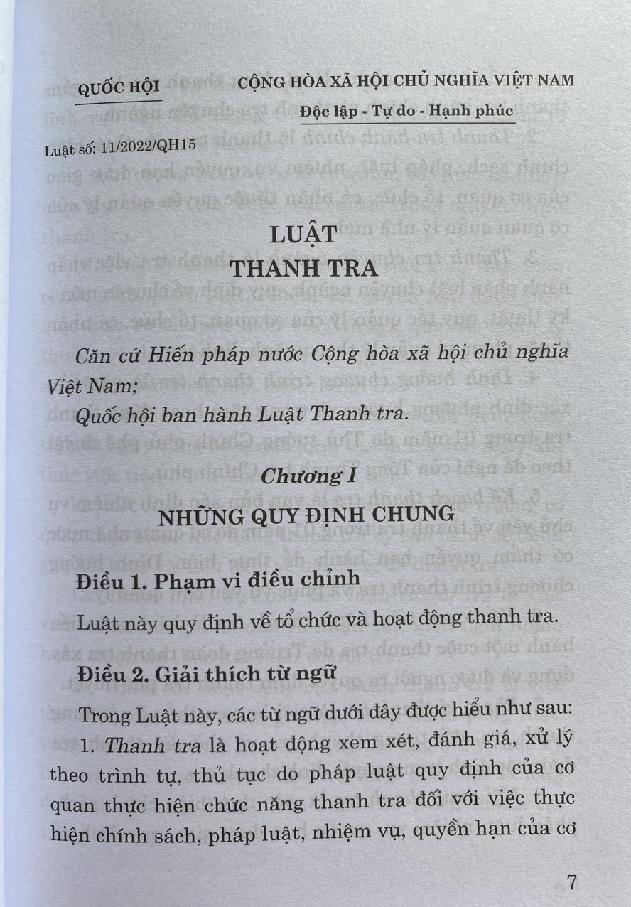 Luật Thanh Tra